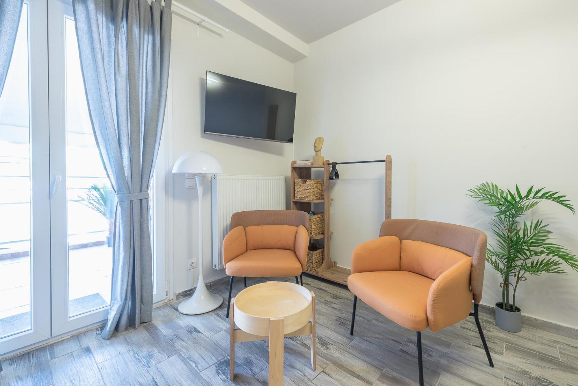 Sunny Studio With Starlight Balcony Atenas Exterior foto